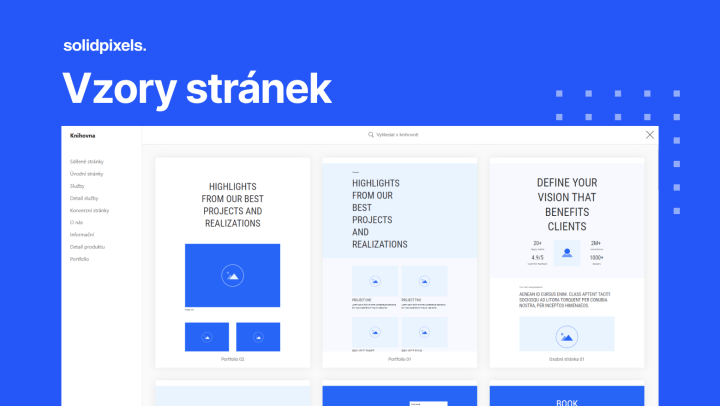 Vzory stránek | solidpixels.